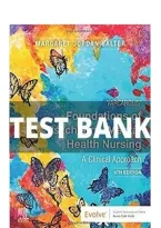 Test Bank Varcarolis' Foundations of Psychiatric-Mental &NewLine;Health Nursing A Clinical 9th Edition by Margaret Jordan &NewLine;Halter &vert;Test Bank&vert;Chapter 1-36