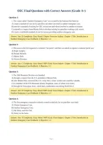 OEC Final Questions with Correct Answers &lpar;Grade A&plus;&rpar;
