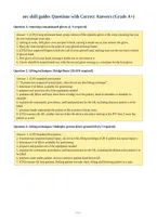 oec skill guides Questions with Correct Answers &lpar;Grade A&plus;&rpar;