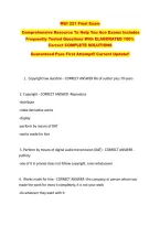 MUI 221 Final Prep &NewLine;Comprehensive Resource To Help You Ace Exams Includes &NewLine;Frequently Tested Questions With ELABORATED 100&percnt; &NewLine;Correct COMPLETE SOLUTIONS &NewLine;Guaranteed Pass First Attempt&excl;&excl; Current Update&excl;&excl;