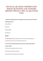 Ess 101 EXAM Bundle &vert; Update Questions with complete and Verified solutions&period;