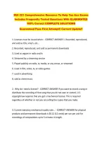 MUI 221 Comprehensive Resource To Help You Ace Exams &NewLine;Includes Frequently Tested Questions With ELABORATED &NewLine;100&percnt; Correct COMPLETE SOLUTIONS &NewLine;Guaranteed Pass First Attempt&excl;&excl; Current Update&excl;&excl; 
