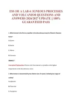 Ess 101 EXAM Bundle &vert; Update Questions with complete and Verified solutions&period;