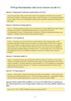 FULL BUNDLE-&semi;&semi;P370  EXAMS WITH CORRECT ANSWERS 