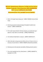 MUI 221 Comprehensive Resource To Help You Ace Exams &NewLine;Includes Frequently Tested Questions With ELABORATED &NewLine;100&percnt; Correct COMPLETE SOLUTIONS &NewLine;Guaranteed Pass First Attempt&excl;&excl; Current Update&excl;&excl; 