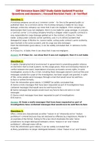 CBP Entrance Exam 2027 Study Guide Updated Practice&NewLine;Questions and Answers &vert; Focused Revision Pack &vert; A&plus; Verified