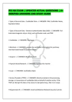 Pci Isa Exam &vert; Updated Actual Questions &vert; A&plus;&NewLine;Verified Answers And Study Guide