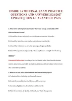 Inside Lvmh Final Exam Practice&NewLine;Questions And Answers 2026&sol;2027&NewLine;Update &vert;&vert; 100&percnt; Guaranteed Pass