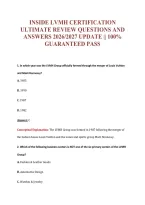 Inside Lvmh Certification&NewLine;Ultimate Review Questions And&NewLine;Answers 2026&sol;2027 Update &vert;&vert; 100&percnt;&NewLine;Guaranteed Pass