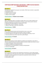 CCHT Exam 2027 Question and Answer &vert; 100&percnt; Correct Answers&NewLine;&vert; Exam Review Pack