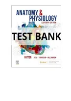 Test Bank For Anatomy and Physiology&comma; 11th Edition &lpar;Patton&comma; 2023&rpar;&comma; Chapter 1-48 &comma; 9780323775717 &comma; All Chapters with Answers and Rationals