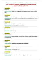 CCHT Exam 2027 Question and Answer &vert; Updated Verified&NewLine;Answers &vert; Study Guide Pack