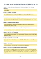PCIP Exam Review v4&period;0 Questions with Correct Answers &lpar;Grade A&plus;&rpar;