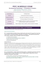 PSYC 140 MODULE 2 ACTUAL EXAM 2026&sol;2027 &vert; Respondus LockDown Browser &plus; Webcam &vert; Questions & Answers 100&percnt; Correct &vert; Pass Guaranteed - A&plus; Graded&NewLine;&NewLine;