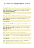 PCN-107 Final Exam Questions &lpar;GCU&rpar; Questions with Correct&NewLine;Answers &lpar;Grade A&plus;&rpar;