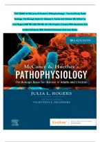 Complete TEST BANK for McCance & Huether&rsquo;s Pathophysiology - Text and Study Guide&NewLine;Package&colon; The Biologic Basis for Disease in Adults and Children &vert;9th Edition&vert;ISBN&colon; 9780323874984&vert; by&NewLine;Julia Rogers DNP RN CNS FNP-BC All 1-50 Chapters Covered With Questions