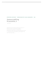 Samenvatting Economie 2 &vert; De Meso Omgeving &vert; Hogeschool Rotterdam &vert; Inclusief oefenvragen en antwoorden