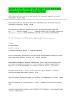 Joint Fires Observer Exam and Already Solved Solutions 2026&sol;2027&period;