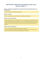 ABCTE PTK Certification Script Questions with Correct&NewLine;Answers &lpar;Grade A&plus;&rpar;