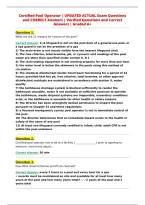Certified Pool Operator &vert; UPDATED ACTUAL Exam Questions&NewLine;and CORRECT Answers &vert; Verified Questions and Correct&NewLine;Answers &vert; Graded A&plus;