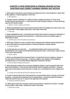 Chapter 13 Hose Operations & Streams Updated Actual&NewLine;Questions And Correct Answers Verified 2027 Edition