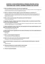 Chapter 13 Hose Operations & Streams Updated Actual&NewLine;Questions And Correct Answers Verified 2027 Edition