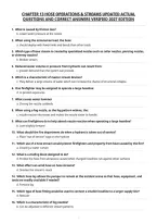 Chapter 13 Hose Operations & Streams Updated Actual&NewLine;Questions And Correct Answers Verified 2027 Edition