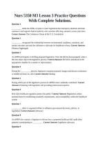 Nurs 5350 M3 Lesson 3 Practice Questions With Complete Solutions&period;