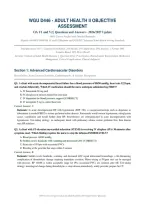 WGU D444 & D446 ADULT HEALTH BUNDLE ACTUAL OA EXAMS 2026&sol;2027 &vert; V1 & V2 &vert; Complete Solutions &vert; Verified Q&A &vert; Pass Guaranteed - A&plus; Graded