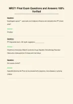 NR571 Final Exam Questions and Answers 100&percnt;&NewLine;Verified