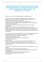 NR 601 Midterm Exam Study Guide Weeks 1-4 Content Actual Exam 2026&sol;2027 &vert; Complete Exam-Style Questions with Detailed Rationales &vert; 100&percnt; Verified &ndash; Pass Guaranteed &ndash; A&plus; Graded