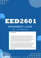 EED2601 Assignment 4 2026 Portfolio &vert; Distinction - Due 19 October 2026