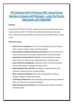 NYC ELECTRICIAN &lpar;NYC H&plus;H&rpar; CIVIL SERVICE EXAM ULTIMATE STUDY BUNDLE &vert; FULL NFPA 99 HEALTHCARE FACILITIES&comma; NEC CODE COMPLIANCE&comma; MOTOR CONTROLS & 450&plus; VERIFIED PRACTICE QUESTIONS WITH DETAILED RATIONALES &mdash; GRADED A&plus;