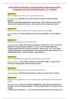Cintas SSR Certification Latest Questions and Answers 2027 &vert;&NewLine;Prep Material with Verified Answers &vert; A&plus; Verified