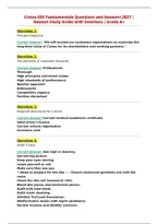 Cintas SSR Fundamentals Questions and Answers 2027 &vert;&NewLine;Newest Study Guide with Solutions &vert; Grade A&plus;