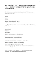 Hec 140 Units 10&ndash;11 Practice Exam 2026&sol;2027 &vert; Hec 140 Study Guide&comma; Practice Questions & Exam Review