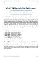 WGU D184 STANDARDS-BASED ASSESSMENT ACTUAL EXAM 2026&sol;2027 &vert; Complete Questions & Answers &vert; Full Solution &vert; Pass Guaranteed - A&plus; Graded&NewLine;&NewLine;