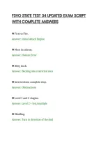 Fsvo State Test 54 Updated Exam Script&NewLine;With Complete Answers