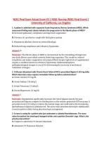 N261 Final Exam Actual Exam V2 &vert; N261 Nursing &lpar;N261 Final Exam&rpar; &vert; &NewLine;University of California&comma; Los Angeles