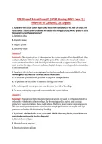 N261 Exam 2 Actual Exam V1 &vert; N261 Nursing &lpar;N261 Exam 2&rpar; &vert; &NewLine;University of California&comma; Los Angeles