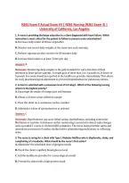 N261 Exam 3 Actual Exam V3 &vert; N261 Nursing &lpar;N261 Exam 3&rpar; &vert; &NewLine;University of California&comma; Los Angeles