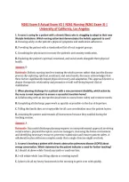 N261 Exam 3 Actual Exam V2 &vert; N261 Nursing &lpar;N261 Exam 3&rpar; &vert; &NewLine;University of California&comma; Los Angele