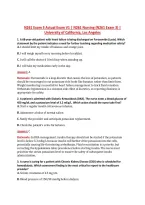 N261 Exam 3 Actual Exam V1 &vert; N261 Nursing &lpar;N261 Exam 3&rpar; &vert; &NewLine;University of California&comma; Los Angeles 