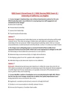 N261 Exam 4 Actual Exam V1 &vert; N261 Nursing &lpar;N261 Exam 4&rpar; &vert; &NewLine;University of California&comma; Los Angeles 