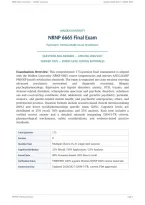 NRNP 6665 MIDTERM & FINAL COMBO ACTUAL EXAM 2026&sol;2027 &vert; Package Deal &vert; Questions & Answers &vert; Verified 100&percnt; &vert; Walden University &vert; Pass Guaranteed - A&plus; Graded
