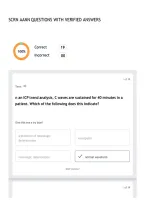 Scrn Aann Questions With Verified Answers