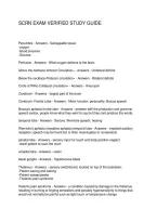 Scrn Exam Verified Study Guide