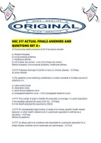 Hsc 317 Actual Finals Answers And Questions Set A&period;pdf