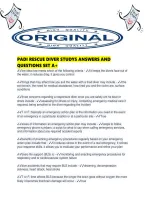 Padi Rescue Diver Studys Answers And Questions Set A&period;pdf