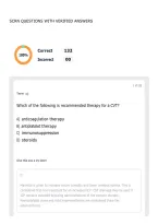 Scrn Questions With Verified Answers